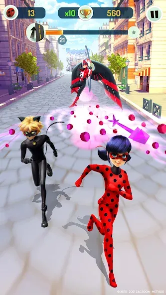 Miraculous Ladybug &amp; Cat Noir [MOD: безлимитные деньги и открыты все уровни] Screenshot 5