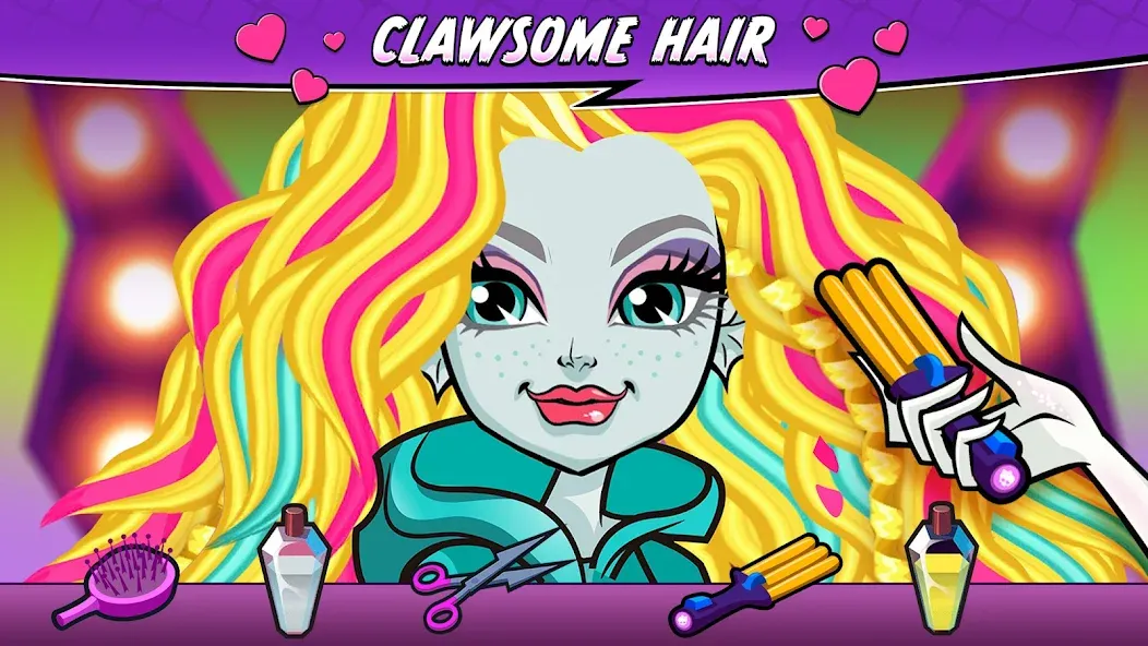 Monster High™ Beauty Salon [MOD: безлимитные деньги и все наряды] Screenshot 2
