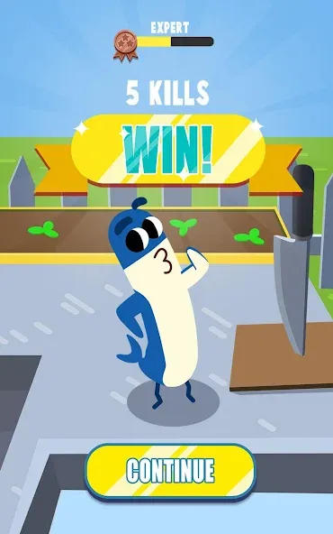 Sausage Wars.io [MOD: без рекламы и все скины] Screenshot 4
