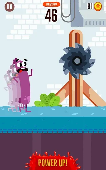 Run Sausage Run! [MOD: неуязвимость и безлимитные жизни] Screenshot 4