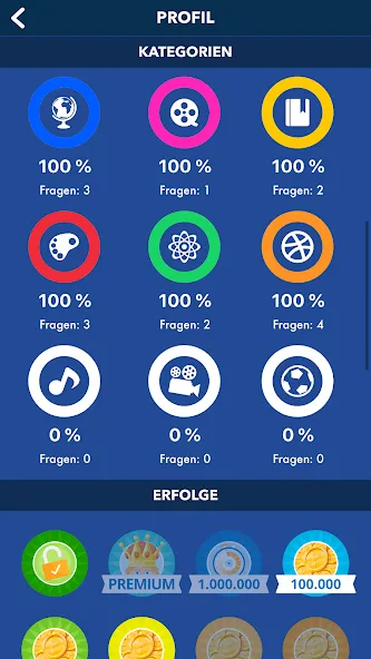 Super Quiz - Wissens Deutsch [MOD: безлимитные подсказки и открыты все вопросы] Screenshot 3