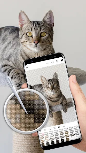 Cross Stitch Joy [MOD: без рекламы и все узоры открыты] Screenshot 3