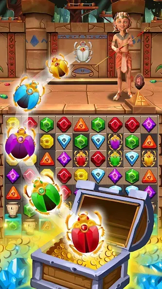 Jewel Ancient 2: lost gems [MOD: безлимитные подсказки и жизни] Screenshot 1