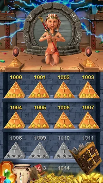 Jewel Ancient 2: lost gems [MOD: безлимитные подсказки и жизни] Screenshot 5