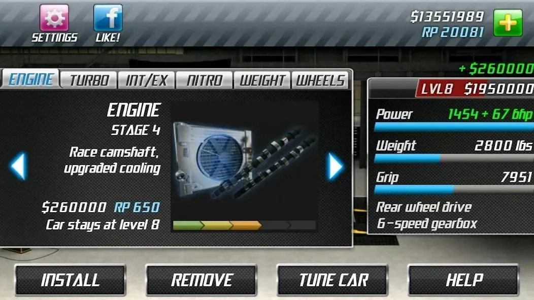 Drag Racing [MOD: безлимитные деньги и открыты все машины] Screenshot 3