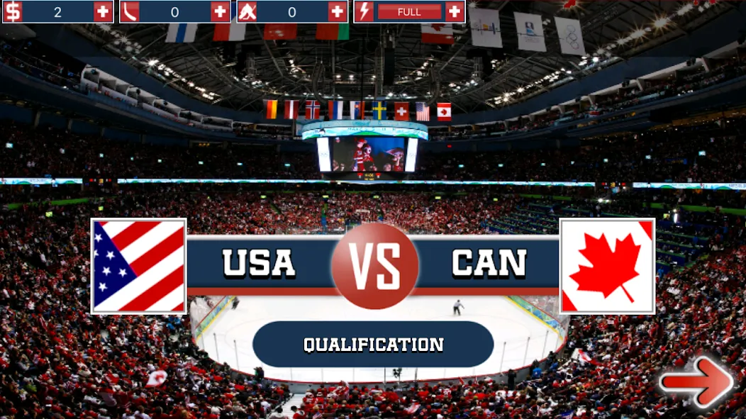 Hockey MVP [MOD: безлимитные деньги и улучшенные характеристики] Screenshot 2