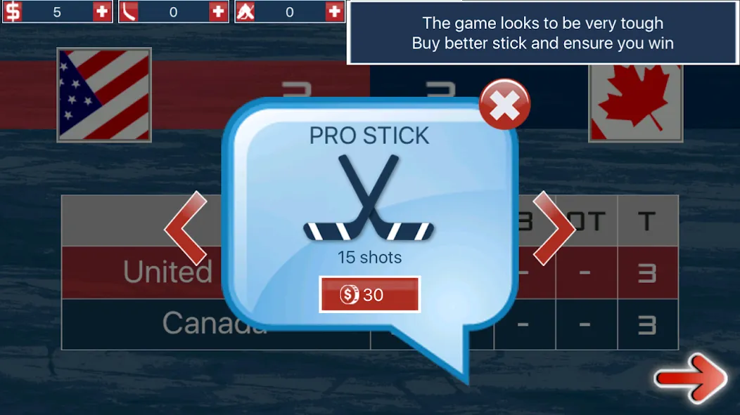 Hockey MVP [MOD: безлимитные деньги и улучшенные характеристики] Screenshot 5