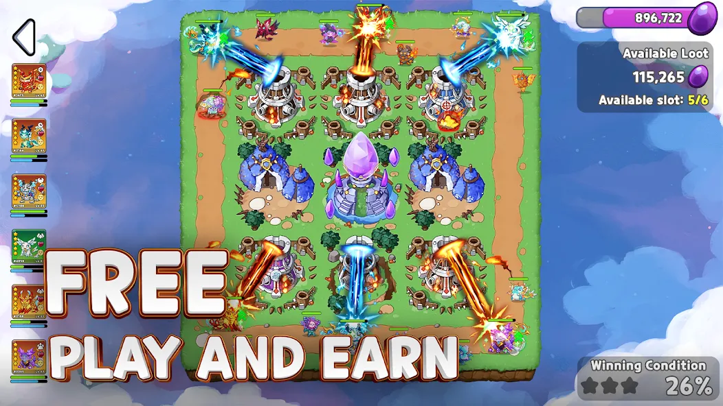 Monsterra: Crypto &amp; NFT Game [MOD: безлимитные ресурсы и редкие монстры] Screenshot 1