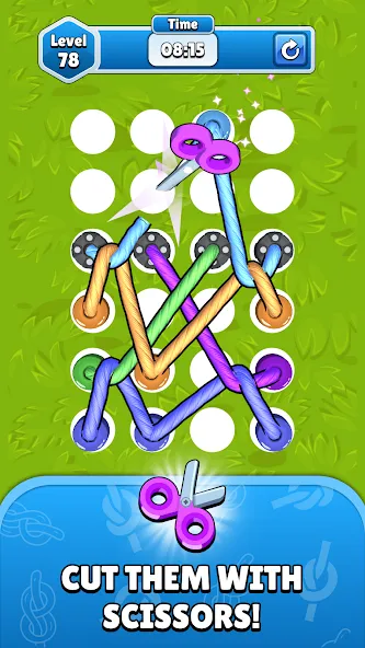 Twisted Tangle [MOD: без рекламы и много подсказок] Screenshot 2