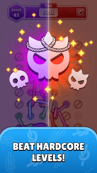 Twisted Tangle [MOD: без рекламы и много подсказок] Screenshot 5