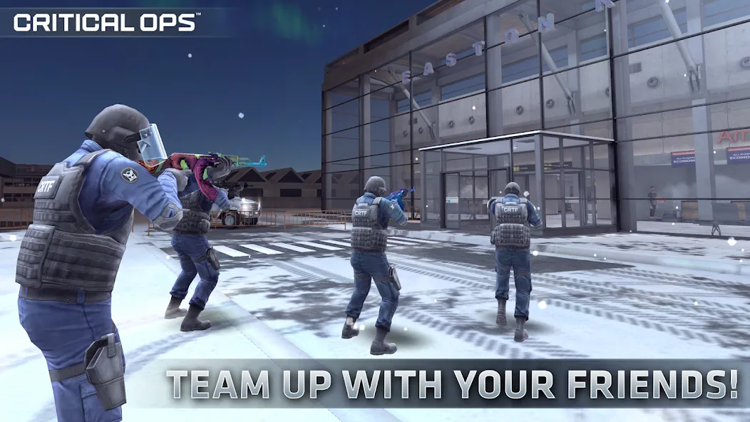 Critical Ops: Multiplayer FPS [MOD: безлимитные деньги и оружие] Screenshot 2