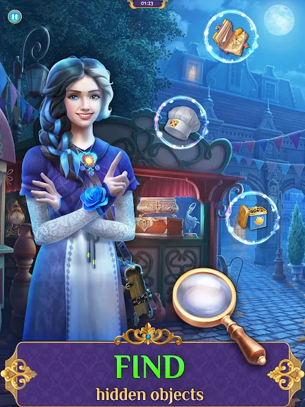 Hidden objects of Eldritchwood [MOD: безлимитные подсказки и энергии] Screenshot 1