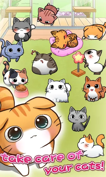 Cat Room - Cute Cat Games [MOD: милые котики и новые комнаты] Screenshot 2