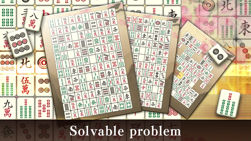 Mahjong Puzzle Shisensho [MOD: безлимитные подсказки и открыты уровни] Screenshot 2