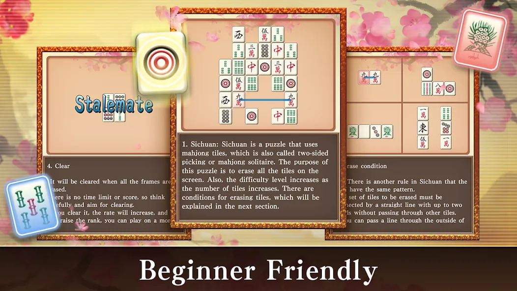 Mahjong Puzzle Shisensho [MOD: безлимитные подсказки и открыты уровни] Screenshot 3