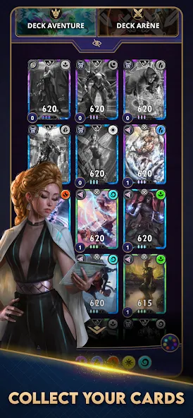 Cross The Ages: TCG [MOD: безлимитные ресурсы и все карты] Screenshot 2