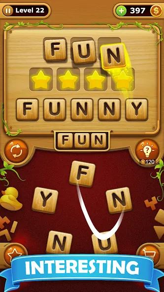Word Connect - Word Games [MOD: безлимитные подсказки и открыты все уровни] Screenshot 1