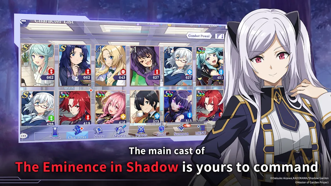 The Eminence in Shadow RPG [MOD: безлимитные деньги и ресурсы] Screenshot 2