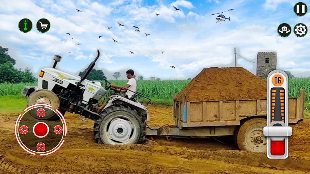Tractor Simulator Farm Games [MOD: безлимитные деньги и топливо] Screenshot 1
