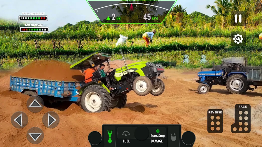 Tractor Simulator Farm Games [MOD: безлимитные деньги и топливо] Screenshot 2