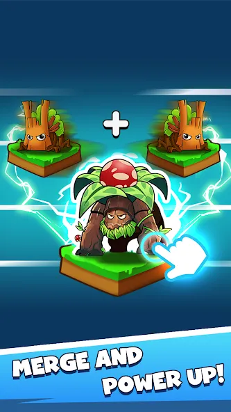 Merge Plants – Monster Defense [MOD: безлимитные монеты и усиленные растения] Screenshot 3