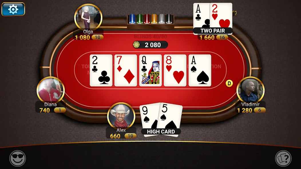 Poker Championship Tournaments [MOD: безлимитные фишки и все турниры] Screenshot 2