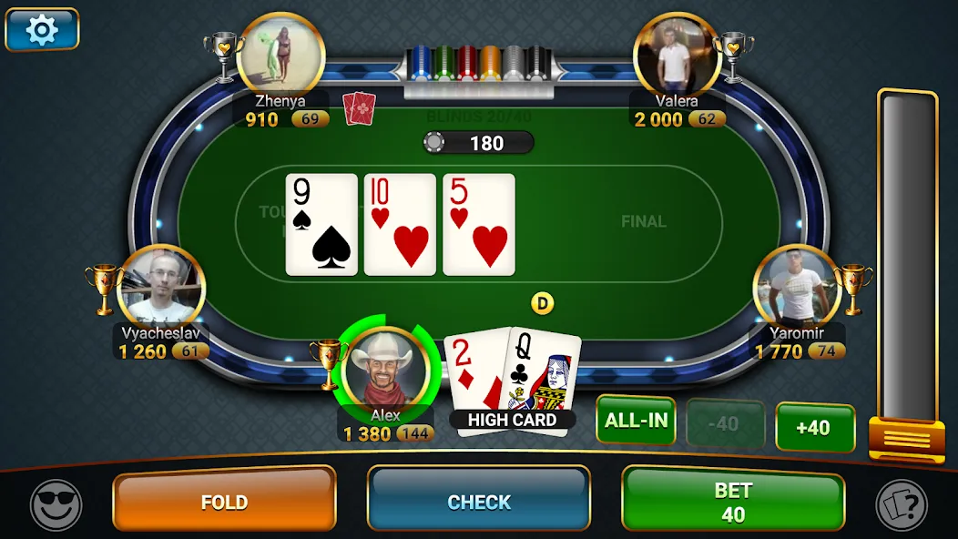 Poker Championship Tournaments [MOD: безлимитные фишки и все турниры] Screenshot 5