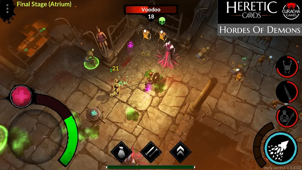 HERETIC GODS [MOD: безлимитные ресурсы и открытые герои] Screenshot 1