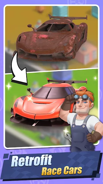 Car Fix Inc - Mechanic Garage [MOD: много денег и ресурсов] Screenshot 3