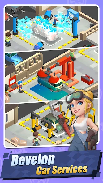 Car Fix Inc - Mechanic Garage [MOD: много денег и ресурсов] Screenshot 4