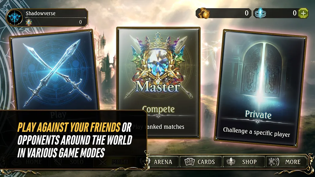 Shadowverse CCG [MOD: безлимитная мана и открыты карты] Screenshot 3