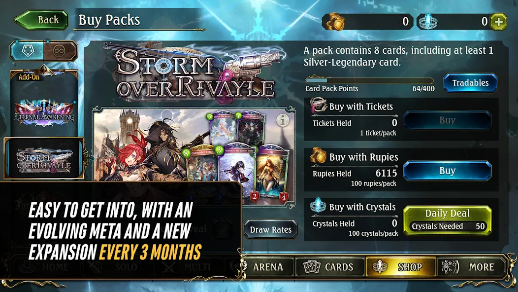 Shadowverse CCG [MOD: безлимитная мана и открыты карты] Screenshot 4