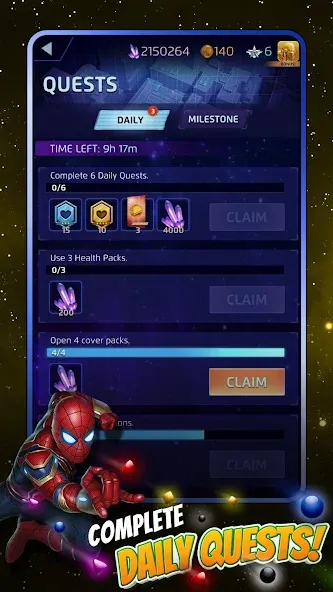 MARVEL Puzzle Quest: Hero RPG [MOD: безлимитные ресурсы и герои] Screenshot 5