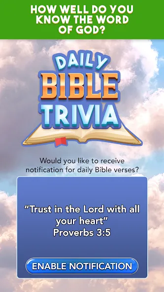 Daily Bible Trivia Bible Games [MOD: открыты все викторины и подсказки] Screenshot 3