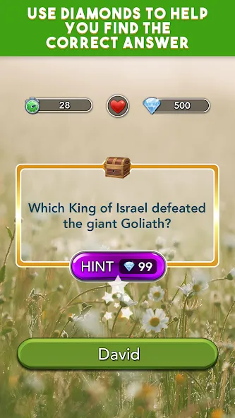 Daily Bible Trivia Bible Games [MOD: открыты все викторины и подсказки] Screenshot 4