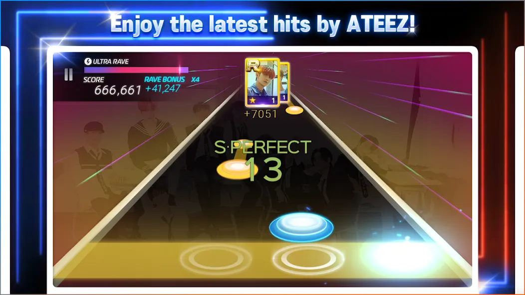 SUPERSTAR ATEEZ [MOD: безлимитные алмазы и все песни открыты] Screenshot 3