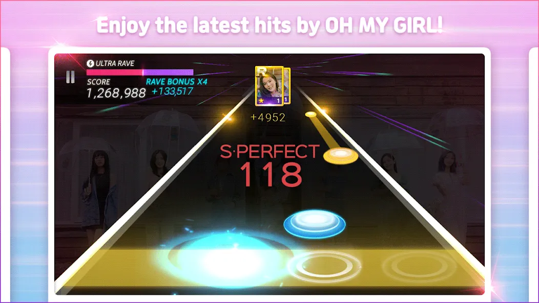 SUPERSTAR OH MY GIRL [MOD: безлимитные алмазы и открыты все карты] Screenshot 3