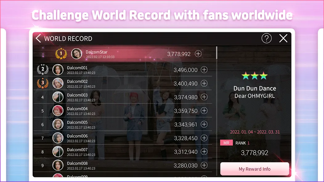 SUPERSTAR OH MY GIRL [MOD: безлимитные алмазы и открыты все карты] Screenshot 4