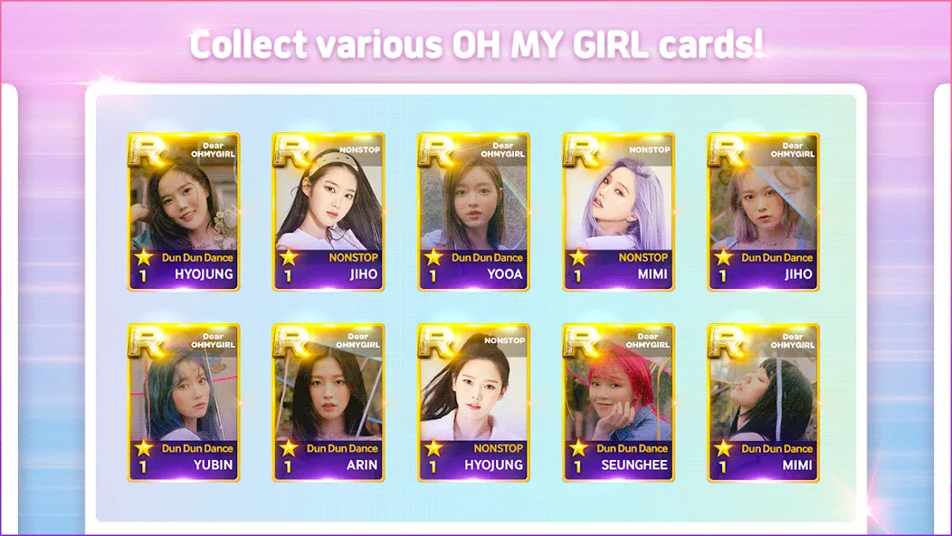 SUPERSTAR OH MY GIRL [MOD: безлимитные алмазы и открыты все карты] Screenshot 5