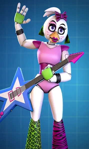 Glamrock Chica Workshop Glitch [MOD: глитч в мастерской чики] Screenshot 1