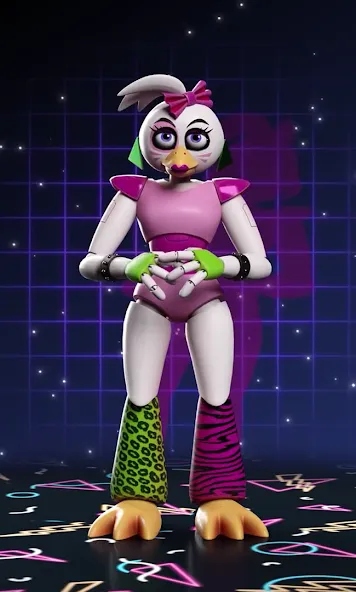 Glamrock Chica Workshop Glitch [MOD: глитч в мастерской чики] Screenshot 2