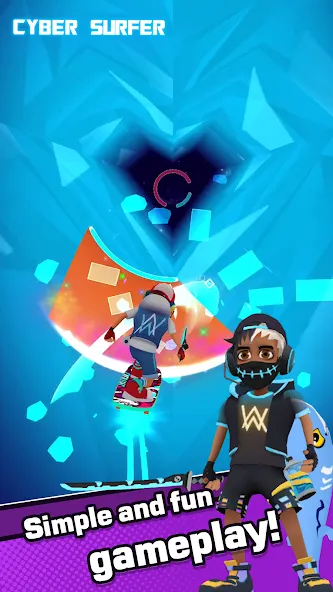 Cyber Surfer [MOD: безлимитные деньги и энергия] Screenshot 3