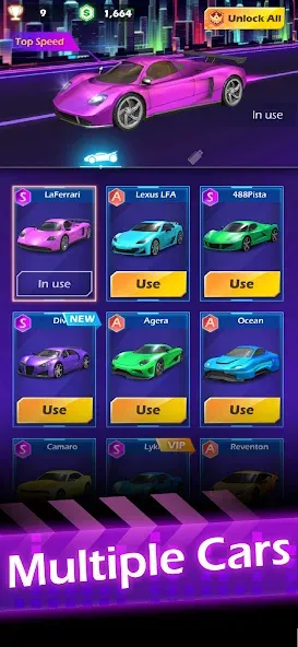 Beat Racing [MOD: безлимитные деньги и все машины открыты] Screenshot 5