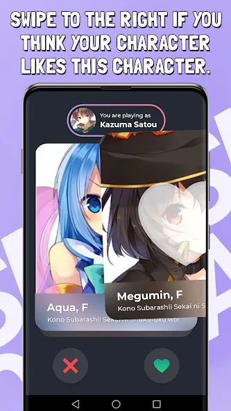 Smash or Pass Anime Game [MOD: бесконечные монеты и разблокировки] Screenshot 3