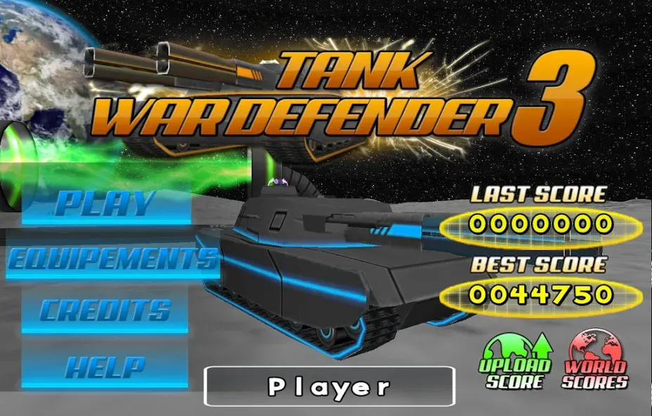 Tank War Defender 3 [MOD: безлимитные деньги и мощные танки] Screenshot 1