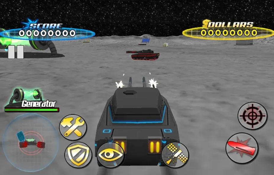 Tank War Defender 3 [MOD: безлимитные деньги и мощные танки] Screenshot 2