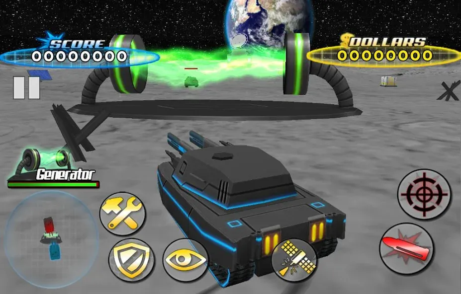 Tank War Defender 3 [MOD: безлимитные деньги и мощные танки] Screenshot 3