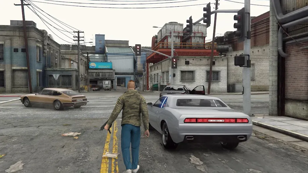 City Gangstar Mafia Wars Games [MOD: безлимитные деньги и оружие] Screenshot 5