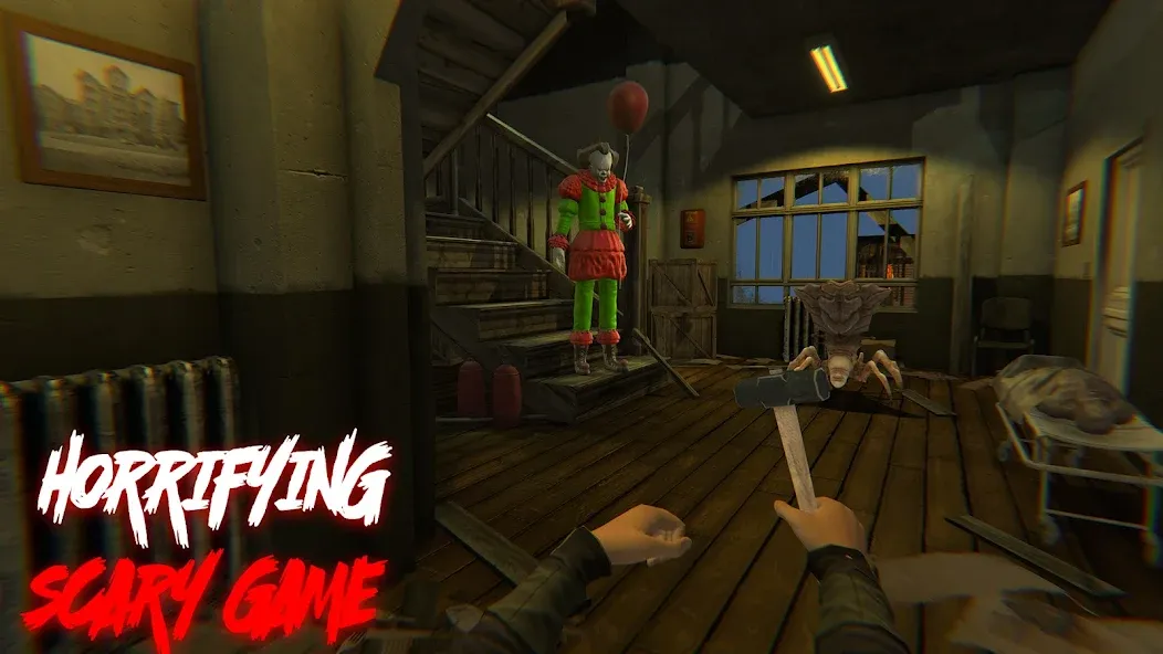 Horror Clown - Scary Ghost [MOD: страшные приключения без ограничений] Screenshot 3