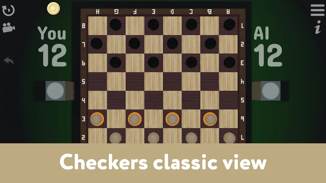 Checkers for two - Draughts [MOD: игра вдвоём без рекламы] Screenshot 1